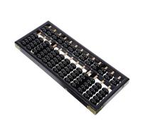 KHBUAB Boulier en Bois à 7 Perles, Vintage, pour Calcul Mental | Glissement Fluide, Apprentissage du Comptage, Usage Maison ou Bureau, Cadre Équilibré, Style Noir