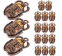 KHBUAB Breloques Scarabées Égyptiens Vintage Lot de 20 Pièces en Alliage pour Fabrication de Bijoux et Porte-Clés