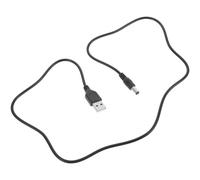 KHBUAB Câble de Charge USB 5v 1a Connecteur 2,5mm pour Poubelle à Capteur Intelligent, Plastique Solide, Charge Rapide, Compatible Appareils Dc 5v