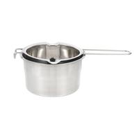 KHBUAB Casserole de Randonnée en Acier Inoxydable Poignée, Pot D'extérieur pour Fondre Caramel et Fromage, pour Camping Cuisine en Plein Air