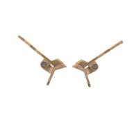 KHBUAB Charnière en Laiton Vintage pour Montures de Lunettes, Performance Fiable Ressort Intégré et Finition Patinée Originale, Dimensions 2,20x1,00x0,50 Cm