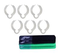 KHBUAB Clips de Fixation Design Élégant Support Solide et Stable pour Cordons Transparents en Pvc et Nylon Adapté aux Câbles de 1,6 à 2,2 Cm pour Gestion de Câbles Bureau ou Maison