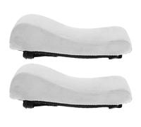 KHBUAB Coussin D'accoudoir pour Chaise de Bureau et Fauteuil Roulant en Mousse à Mémoire Détachable Confortable et Ergonomique, pour Gaming et Étude