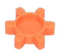 KHBUAB Coussin D'accouplement à Mâchoires en Caoutchouc Souple Orange, Absorption des Vibrations, Pratique pour Moteurs et Entraînements à Vis, Diamètre Extérieur 45 Mm