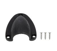 KHBUAB Couvercle D'aération à Clapet pour Bateau 2,5 Pouces en Nylon Noir, Jeu de 4 Pièces avec Vis, Cache-câbles Marin Compact pour Ventilation de Conduits, Usage Nautique pour Yachts