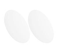 KHBUAB Diffuseur de Lumière Ronde en Acrylique Dépoli 29,2 Cm pour Plafonnier, Lot de 2 Abat-jour Ronds pour Remplacement et Diffusion Optimale