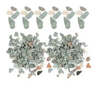 KHBUAB Galets Décoratifs en Pierre Naturelle pour Mini Paysage, 60g Paquet Unique, Apparence Réaliste, pour Décor de Jardin ou Table de Sable