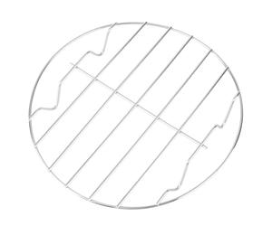 KHBUAB Grille à Vapeur en Acier Inoxydable Argenté, Panier Vapeur Robuste Cuisine, Support de Cuisson Polyvalent pour Plats et Assiettes la Maison