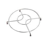 KHBUAB Grille à Vapeur en Acier Inoxydable Argenté Pieds Trépied Antirouille pour Cuisson Vapeur et Décoration Cupcakes