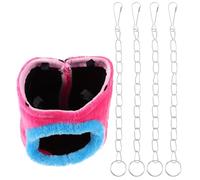 KHBUAB Grotte en Coton Design Pratique pour Petits Animaux, Hamac Portable et Isolant Taille 11x14 Cm Couleur Aléatoire pour Chinchillas et Cochons d'Inde en Hiver