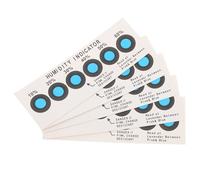 KHBUAB Indicateur Humidité Portable 20pcs Carte de Détection du Niveau D'humidité en Papier Absorbant à Changement de Couleur Activé par L'eau pour Maison et Entrepôts
