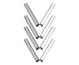 KHBUAB Lot de 8 Tiges D'électrolyse en Fer Doux et Aluminium pour Électroaimant, Anode de Chauffe-eau et Test Qualité de L'eau, Accessoires de Remplacement pour Chauffe-eau