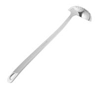 KHBUAB Louche Perforée en Acier Inoxydable 304, Grosse Taille, Cuillère à Fentes Épaisse et Profonde, Ustensile Cuisine Solide pour Usage Domestique et Professionnel, Cuillère à Égoutter