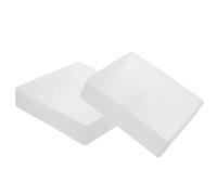 KHBUAB Moule Silicone Carré pour Résine Époxy 2pcs, Réutilisable Finition Claire, pour Loisirs Créatifs et Création de sous-Verres Modernes