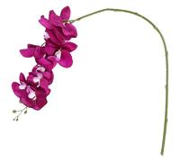 KHBUAB Orchidée Artificielle Pourpre 80cm, Fleur Pliable en Plastique