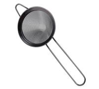 KHBUAB Passoire à Cocktails Triangulaire en Acier Inoxydable Noir Crochet, Filtre Résidus pour Maison et Club, Égouttoir à Glace Utile et Pratique