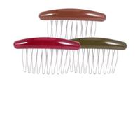 KHBUAB Peignes Latéraux Accessoires Coiffure Antidérapants Lot de 3 en Acrylique Faciles à Poser Couleur Aléatoire pour Cheveux Fins pour Dîners et Shopping