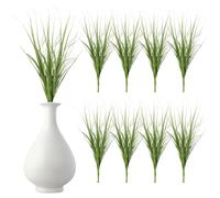 KHBUAB Plantes Artificielles et Résistantes Vert Réalistes 12pcs en Plastique Accessoires Végétaux Éclatants pour Décoration Intérieure pour Maison et Apprentissage Garçon et Filles