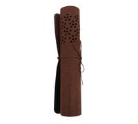 KHBUAB Pochette en Feutre Marron pour Stylos et Pinceaux de Calligraphie, Protection Multifonctionnelle, Design Minimaliste et Élégant pour Bureau et Cours d'art