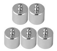 KHBUAB Poids de Calibration en Acier Chromé Inoxydable 100g Lot de 5 Résistant Corrosion pour Balances Numériques, Résistant la Corrosion, pour Étalonnage Précis en Laboratoire