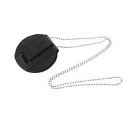 KHBUAB Porte-badge Design Multifonctionnel Élégant et Chaîne Pratique Noir avec Clip Ceinture en Pu pour Accessoires de Police et Usage Quotidien