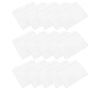 KHBUAB Porte-badges Étanches Résistant la Casse Lot de 50 en Pvc Facile à Transporter pour un Paquet pour Cartes D'identité Crédit