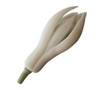 KHBUAB Porte-plume de Calligraphie en Céramique Blanc Simple et Élégant pour Rangement de Pinceaux à Encre et Stylos de Dessin, Décoration pour Tapis de Thé