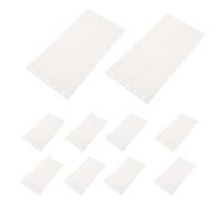 KHBUAB Recharge Papier Perforé 5 Trous pour Agenda 2026, 20 Feuilles Blanches, Système Polyvalent Facile à Ranger pour Planning Quotidien et Rendez-