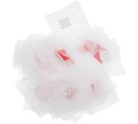KHBUAB Sachets à Thé en Nylon Blanc 5,8x7 Cm Lot de 100 Pièces Faciles à Ouvrir et Fermer Filtre à Thé Créatif et Café