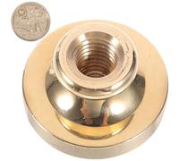 KHBUAB Sceau à Cire Rétro en Cuivre Tête en Alliage D'aluminium Doré, Tampon Élégant pour Enveloppes et Documents Importants Style Vintage Délicat