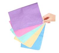 KHBUAB Serviette Sèche pour Animaux Ultra Absorbante en PVA 5pcs, Serviette de Bain Pratique pour Petit Chien et Chat, Séchage Après Le Bain Couleur Aléatoire