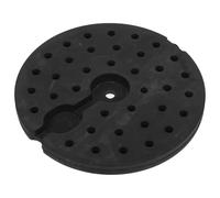 KHBUAB Socle de Lampe de Bureau en Plastique Noir, Pied de Lampe Stable et Léger, Design Simple et Moderne, pour Prévenir les Accidents Bureau