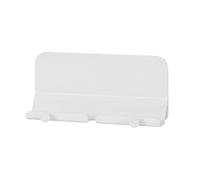 KHBUAB Support de Téléphone Mural en Plastique Adhésif Blanc avec Installation Facile pour Salle de Bain et Fenêtre