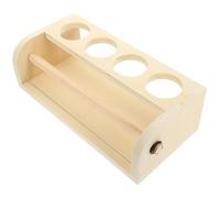 KHBUAB Support en Bois pour Rouleau de Papier à Dessin Surface Lisse, Facile à Transporter, Porte-papier à Dessin pour Artistes et Garçon et Filles
