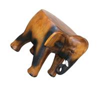KHBUAB Tabouret en Bois Massif Marron Rond pour Usage Domestique et Bureau, Confortable et Antidérapant, Facile à Transporter Ranger, Environnement Pratique