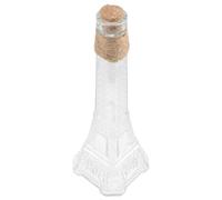 KHBUAB Vase en Verre Créatif de Tour Eiffel Ficelle en Lin, Léger et Élégant pour Décoration de Table ou Arrangement de Fleurs Séchées