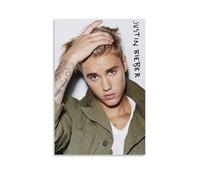 KHCEEC Justin Bieber Poster Art mural décoratif en métal Poster classique vintage décoratif sur toile Décoration d'intérieur 50 x 75 cm Sans cadre
