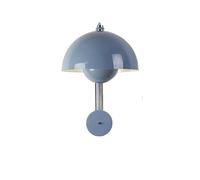 KHDANWT LED lampe de chevet E27 fleur bourgeon applique intérieur luminaire champignon salon créatif macaron interrupteur(Cold white light,Blue)