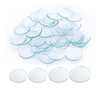 KHDULQ 100 Pièces Tampons de Table en Verre,Patin Antiderapant Table Plateau Anti Dérapant Entretoises Transparentes de Meubles Silicone Amortisseur 20/25/ 27/30 mm(avec Support Adhésif)