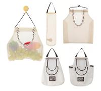 KHDULQ 4 Pièces Sac Filet Course Tote Bag Filet Provision Sac Provisions