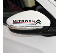 KHDWOB 2 Pièces Auto Emblème Logo pour Citroen C Quatre C4L C5 C6 Elysee DS5 C3XR, Voiture Capot Insigne et Coffre Badge Logo Autocollants, Corps Côté Emblème, Car Décoration Styling Accessoire,A
