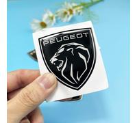 KHDWOB 2 Pièces EmblèMe Logo Voiture Remplacement, pour Peugeot, Body Stickers Insigne Autocollant Decal Décoration, Accessoires de décoration de Carrosserie,B