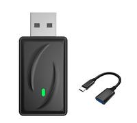 KHDWOB Adaptateur CarPlay sans Fil pour Peugeot e-208 / e-2008 / e-308 / e-3008 2020 2021 2022 2023 2024, Dongle Compact Bluetooth, Plug & Play, Convertir Le Filaire en sans Fil Carplay Voiture,B