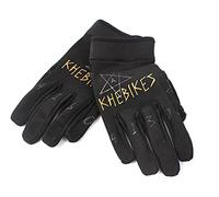 KHE 4130 Dirt-Jump Gants de BMX pour enfant Noir Taille M