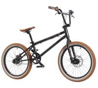 KHE Black Jack DISC AL 20" BMX Bike - Aluminium - Freins à disque - 10,0 kg - Rotor Affix - Compatible Peg - Pour Park, Pumptrack & Street - Modèle 2025 - Noir mat