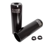 KHE CNC Pro W106 - Paire de filetage d’essieu pour BMX - Pour filetage d'essieu - Noir - Pour essieux de 10 mm et 14 mm