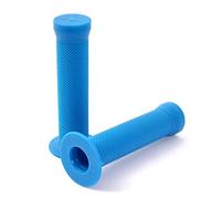 KHE Diamond Poignées BMX 130 mm avec bride Bleu Profil pyramide Seulement 84 g