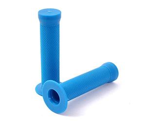 KHE Diamond Poignées BMX 130 mm avec bride Bleu Profil pyramide Seulement 84 g