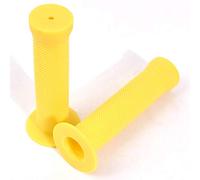 KHE Diamond Poignées BMX 130 mm avec bride jaune profil pyramide seulement 84 g - S1