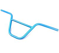 KHE Guidon BMX 9" Bleu zone de serrage moletée seulement 812 g Largeur 720 mm